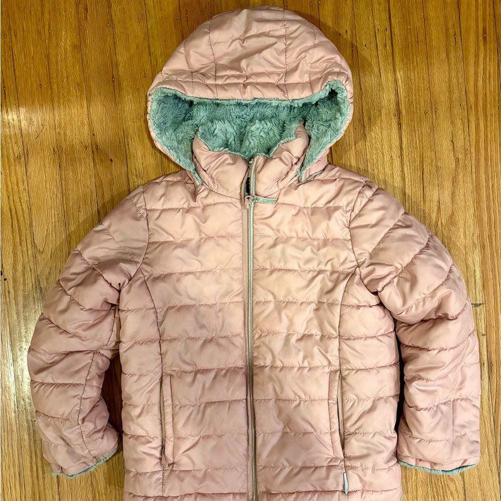 Polarn O. Pyret Light Pink Quilted Jacket